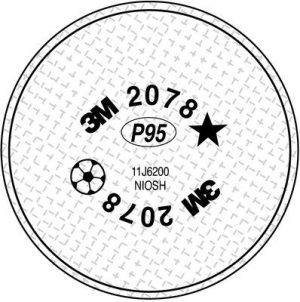 แผ่นกรองป้องกันฝุ่นโลหะ และไอระเหย 3M รุ่น 2078 - Image 2