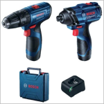 ชุดสว่านไขควงไร้สาย (GSB120 LI+GDR120LI) BOSCH